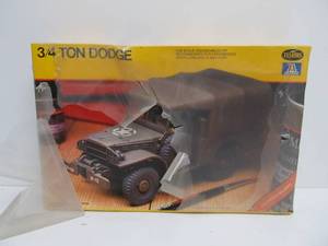 lot 108 image: Vintage Testors US Army 34 Ton Dodge