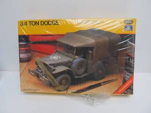 lot 109 image: Vintage Testors US Army 34 Ton Dodge