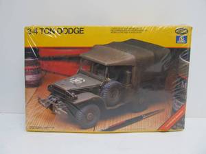 lot 110 image: Vintage Testors US Army 34 Ton Dodge