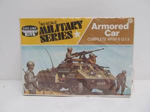 lot 111 image: Vintage Life-Like&nbsp Military Series Armored Car