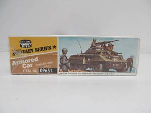 lot 131 image: Vintage Life-Like&nbsp Military Series Armored Car