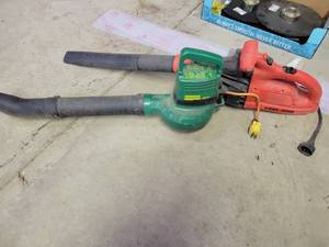 lot 328 image: Pair of Electric Leaf Blowers