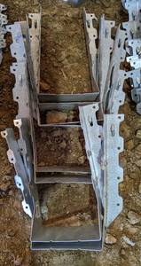 lot 43 image: (8) Triple 2x10 Face Mount Hangers Part No. LUS210-3Z