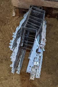 lot 46 image: (30) Dual 2x10 Face Mount Joist Hangers Part No. LUS210-TZ