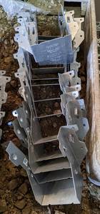 lot 50 image: (16) Dual 2x6 Face Mount Joist Hangers Part No. LUS26-2Z