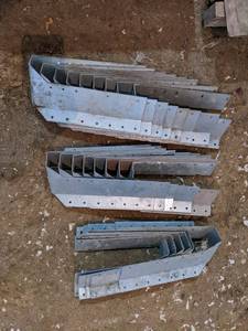 lot 63 image: (23) Simpson 2x10 45 Degree Joist Hanger Skewed Left part No. SUL210Z, SKH210L, SUR210