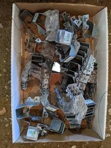 lot 73 image: (50) 2x4 Face Mount Joist Hangers Part No. JUS24TZ