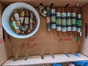 lot 104 image: Large Lot of Motor Rated Fuses and More
