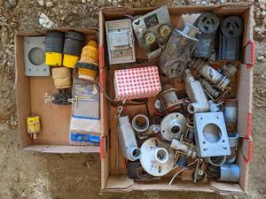 lot 105 image: Lot of Industrial Plugs and More