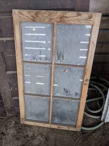 lot 165 image: 6-Pane Wood Window - 24 x 41-14 x 1-38