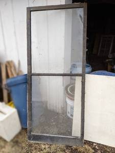 lot 179 image: Large 2-Pane Vintage Window - 30 x 71-12