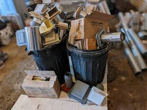 lot 198 image: Large Lot of Assorted Mount Blocks for Vinyl Siding , 4 and 6 Vents - See Pictures for Details