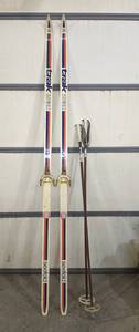 lot 231 image: Pair of Cross Country Skis, Trak Seefeld w Poles - 80 Tall