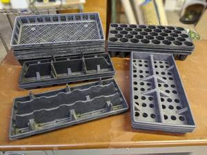 lot 269 image: Lot of (12) Seed Trays, (12) Trays and More - Most are 21 x 10
