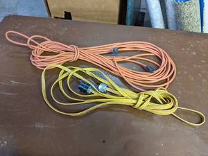 lot 290 image: Lot of (2) Extension Cords - 25 Heavy Duty and 50 Heavy Duty