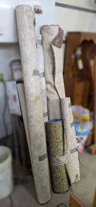 lot 319 image: Carpet and Vinyl Flooring Remnants - Unknown Lengths