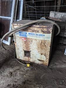 lot 365 image: 60,000 BTU Natural Gas Heater - Fan Motor is Loose
