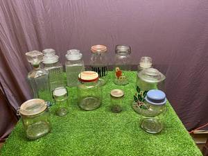 lot 53 image: Glass Jars