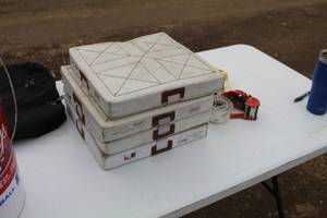 lot 13 image: Lot of (4) Schutt Youth Foam Filled Baseball Bases