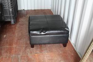 lot 31 image: Black Vinyl Foot Stool