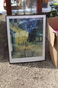 lot 49 image: Vincent Van Gogh Framed Wall Art Poster