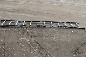 lot 53 image: Versaladder 12-12 Metal Combination StepStraightScaffoldDoubleExtension Ladder