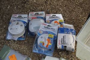 lot 55 image: Lot of (5) Kidde Detectors (In Original Packaging) - Talking Combination Alarm, Intelligent Alarm, Carbon Monoxide Alarm, 2-in-1 Wireless Alarm