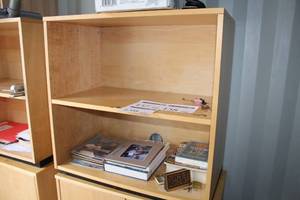 lot 152 image: Wood Book Shelf 2-shelf