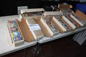 lot 133 image: Lot of (9 Box Sets) 1987 Topps Baseball Collectors Cards