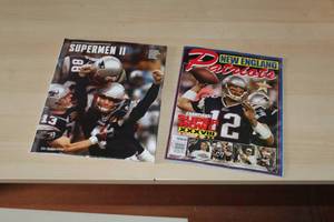 lot 140 image: Lot of (2) New England Patriots Books - Super Bow XXXVIII, Supermen II