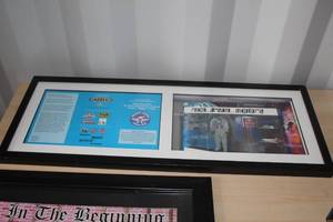 lot 175 image: Welcome Home St. Paul Astronaut Lt. Colonel Duane Digger Carey Charity Event Framed Wall Dcor