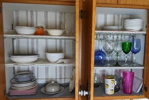 Assortment of Kitchen Dishes and Glasses