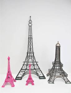 Lot of Metal EIFFEL TOWER Decor Displays