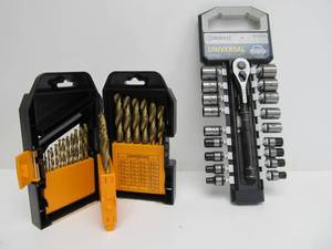 New or Like-New Kobalt Socket Set &amp Drill Bit Index