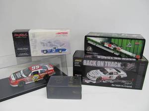 Lot of 5 Mint in BoxCase Diecast Race Cars