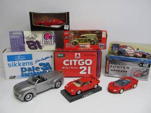 Nice Lot of 10 Diecast Race Cars etc