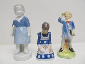 3 Quality Vintage Porcelain Figurines