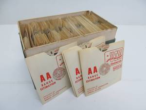 Large Group of Vintage US NAVY Viewmaster Target Distance Training Reels