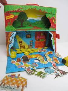 Vintage 1960s SearsDisney WINNIE THE POOH Toy Playset