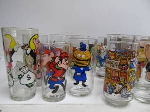 Large Lot of Vintage Character Glass&nbsp
