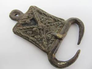 Antique Bronze Buckle or Pendant