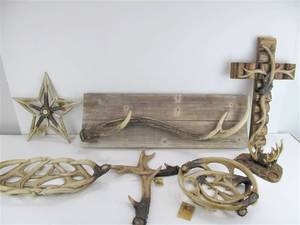 Large Group of Brand New Faux Deer Antler Wester Decor
