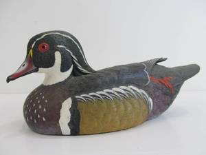 Signed Limited Edition Duck Decoy Sculpture