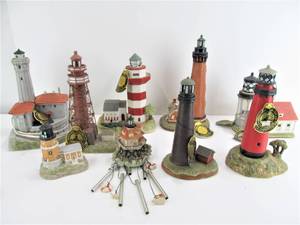 Large Group of Lefton Historic Lighthouses