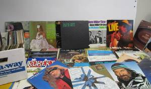 Lot of Approx 50 Vintage Vinyl Records