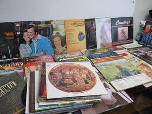 Lot of Approx 50 Vintage Vinyl Records