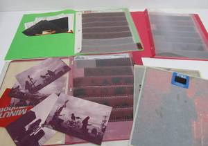 Large Group of Vintage 80s Rock &amp Roll Photos Negatives etc