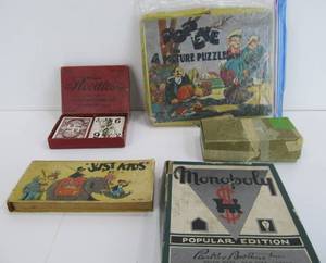 Nice Lot of Old Vintage Games - Early Popeye Puzzles etc
