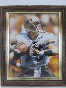Large Autographed DREW BREES Purdue University Photograph