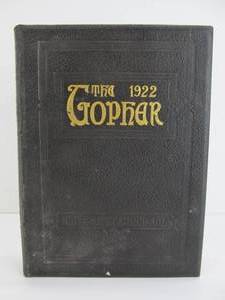 Original Antique 1922 The Gopher University of Minnesota Yearbook